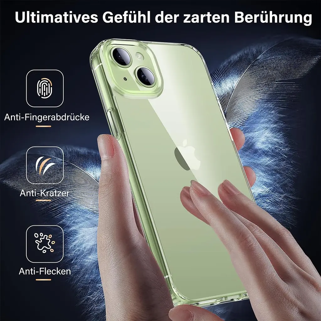 Комплект захисту UniqueMe 5-в-1 для iPhone 15 Pro Max - фото 6