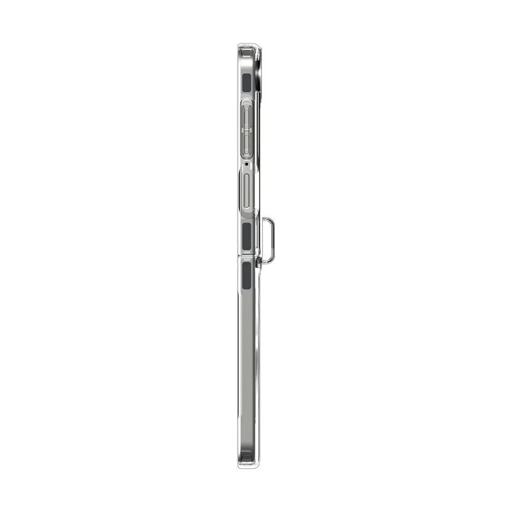 Чехол Spigen Ultra Hybrid Pro MagSafe для Samsung Galaxy Flip 7 Clear White (ACS09559) + защитное стекло - фото 16