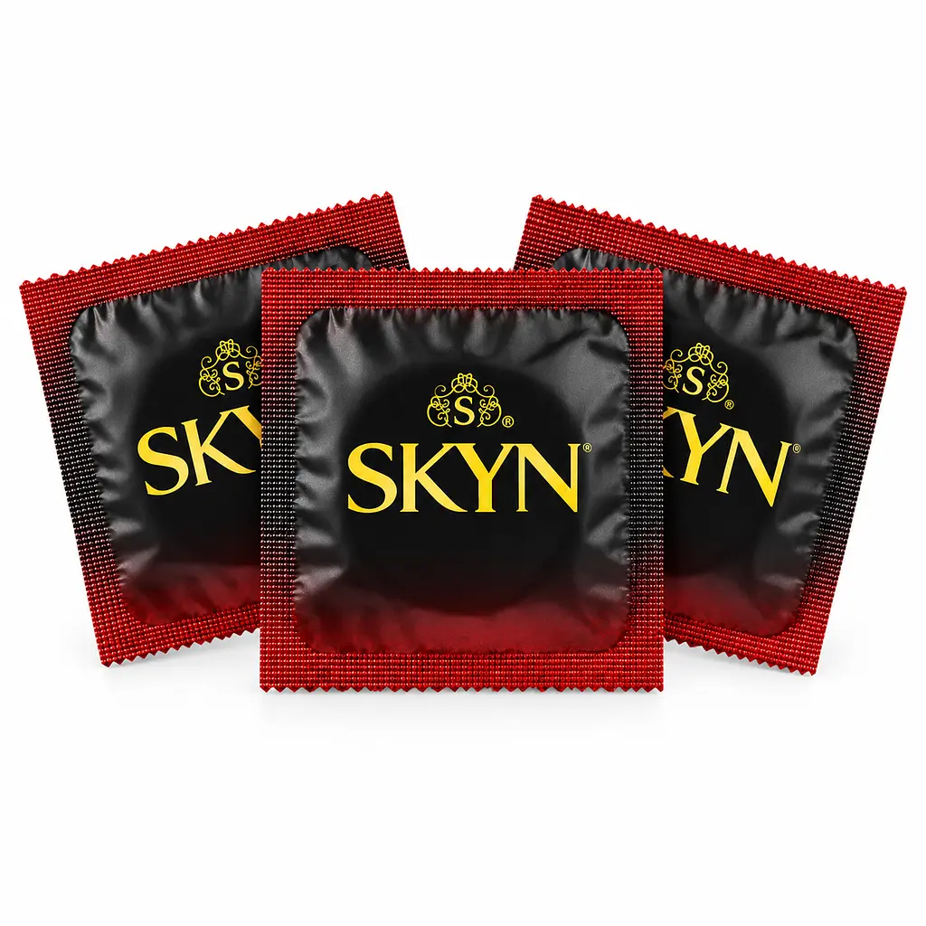 Презервативи SKYN Intense Feel 3 шт поштучно, безлатексні з поліізопрену, рельєфні 54 мм