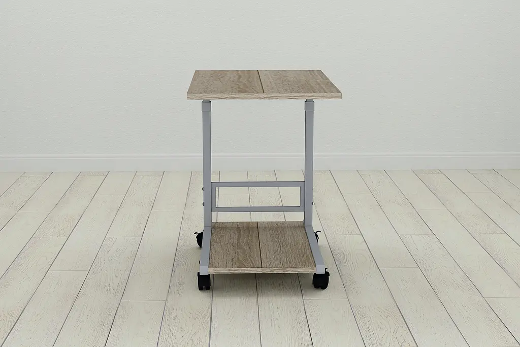 Стол приставной Ferrum-decor Френа 62x40x60 металл Серый ДСП Дуб Сонома Трюфель 16мм (FRD-102523) - фото 3