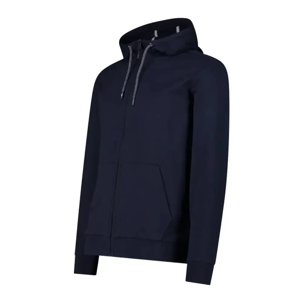 Кофта CMP Men's Stretch Hooded Sweatshirt Dark Blue M (1097-31D4317-N950 48) - фото 2