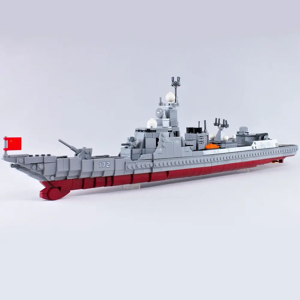 Конструктор XingBao Ракетний Есмінець 052D ВМС Китаю 1359 Деталей - фото 2