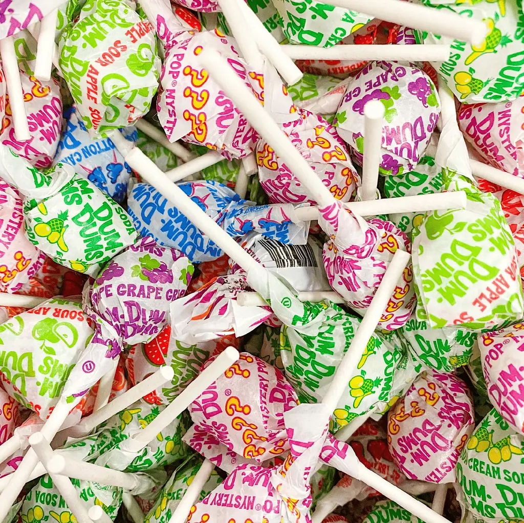 Льодяники Dum-Dums Halloween Candy Stranger Things Upside Down Mixed Lollipops 44шт, 289г - фото 6