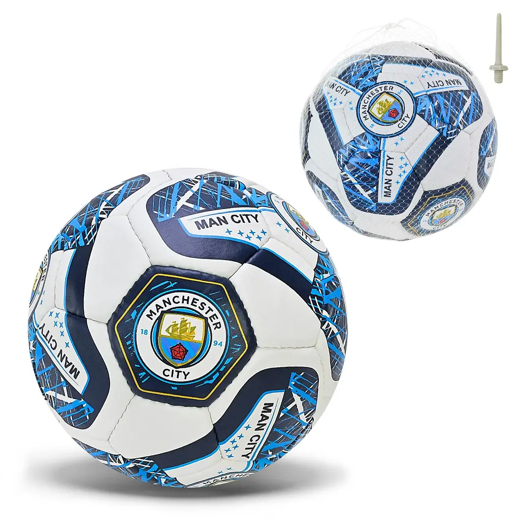 Футбольний м'яч Manchester City №5, поліуретан (PU), 32 панелі (FP105)