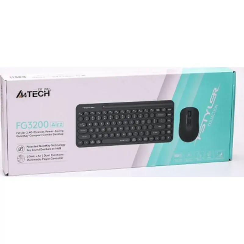 Комплект A4Tech FG3200 Air2 Wireless Grey (4711421997270) - фото 7