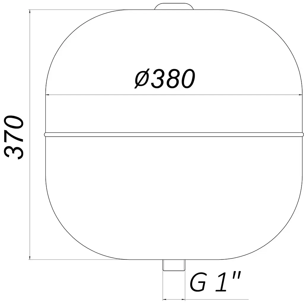Гідроакумулятор з фіксованою мембраною 35л Zilmet Hydro-Pro 10bar (11A0003500) - фото 4