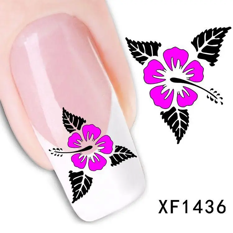 Наклейки для ногтей XF1436