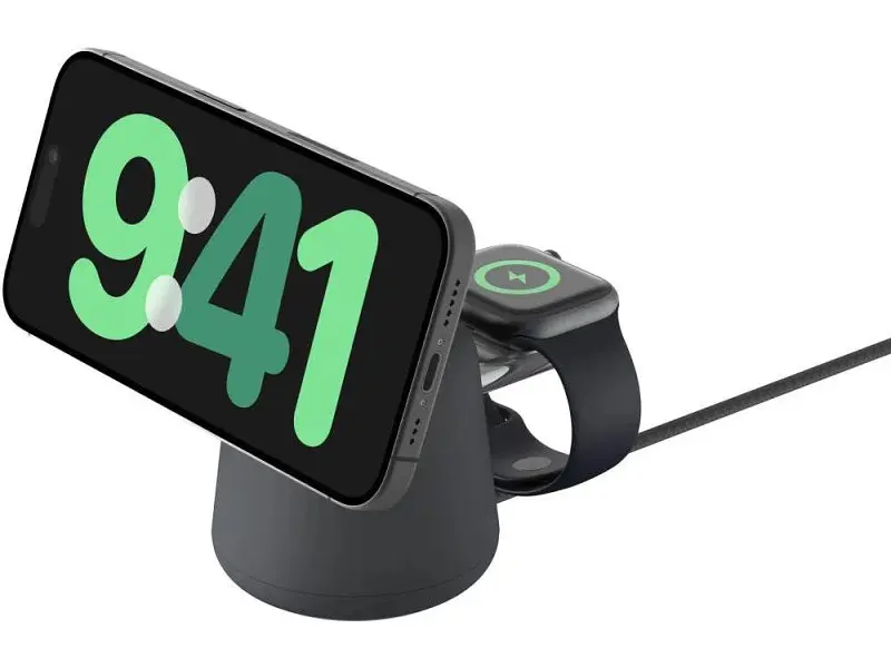 Бездротовий зарядний пристрій Belkin Boost Up Charge Pro 2-in-1 Black (WIZ020VFH36) - фото 5