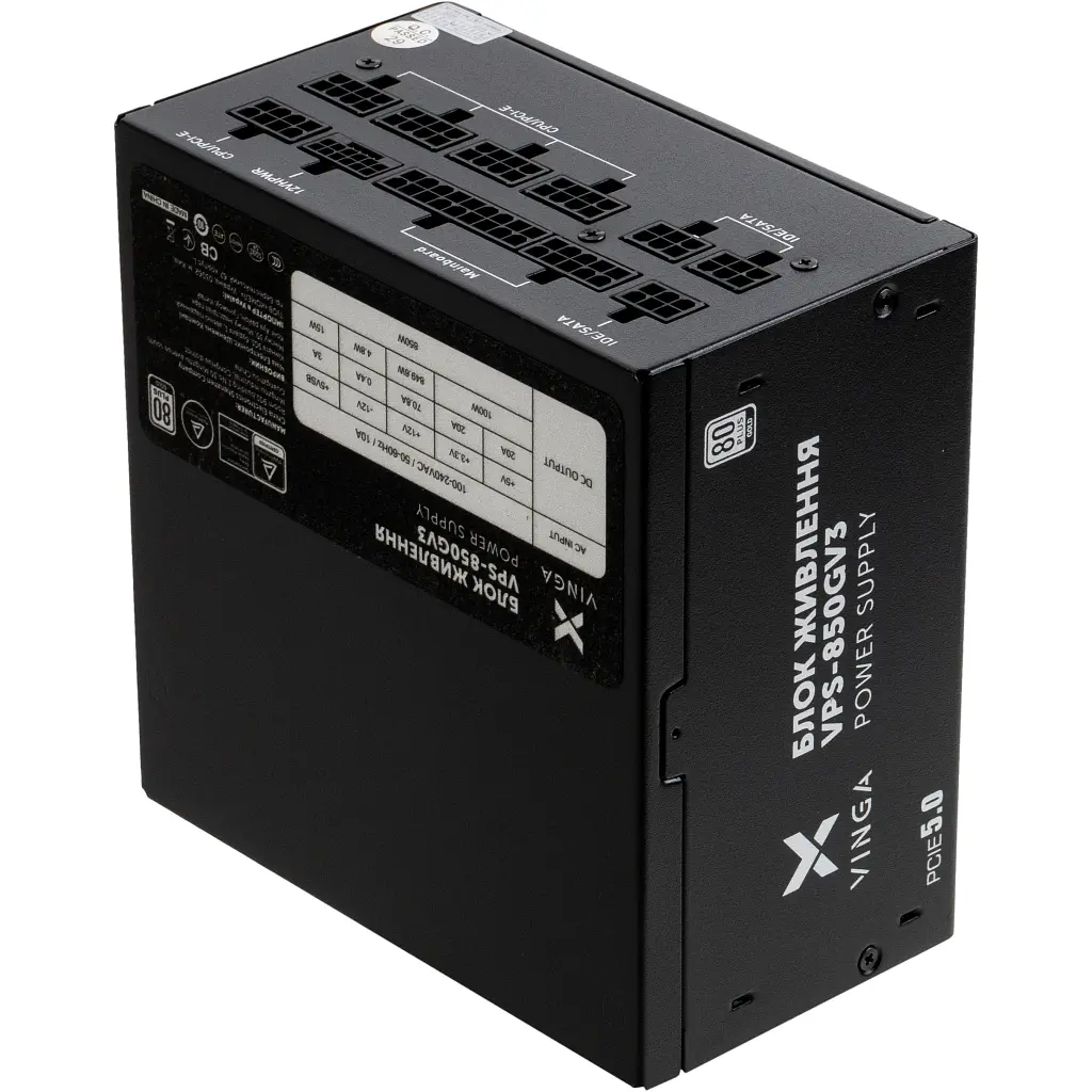 Блок живлення Vinga 850W (VPS-850GV3) - фото 4