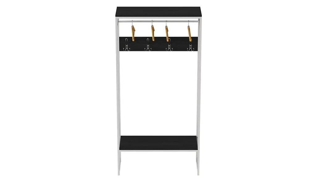 Вешалка напольная Ferrum-decor Трелис 14 180x90x38 белый ДСП Венге 16мм (FRD-104354) - фото 4