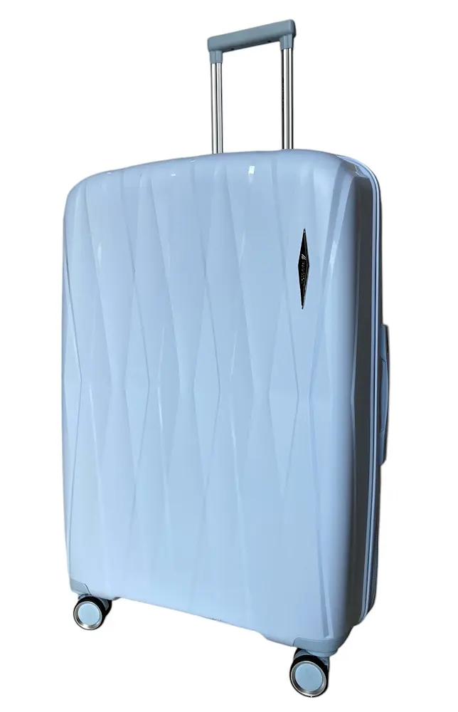 Валіза велика L Madisson Snowball 51103 поліпропілен Блакитний - фото 7