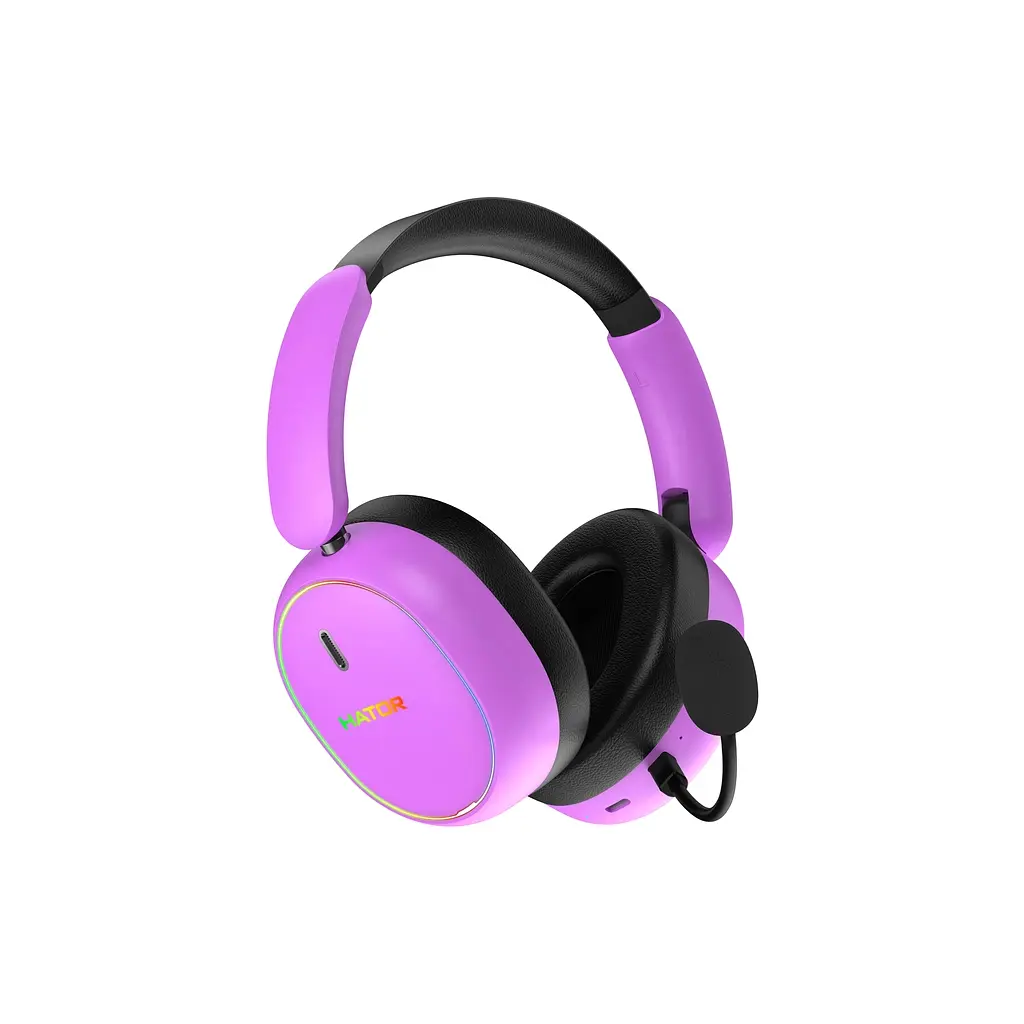 Навушники Hator Phoenix 2 Wireless Hi-Res SyncHUB Cyber Violet (ESH42) - фото 5