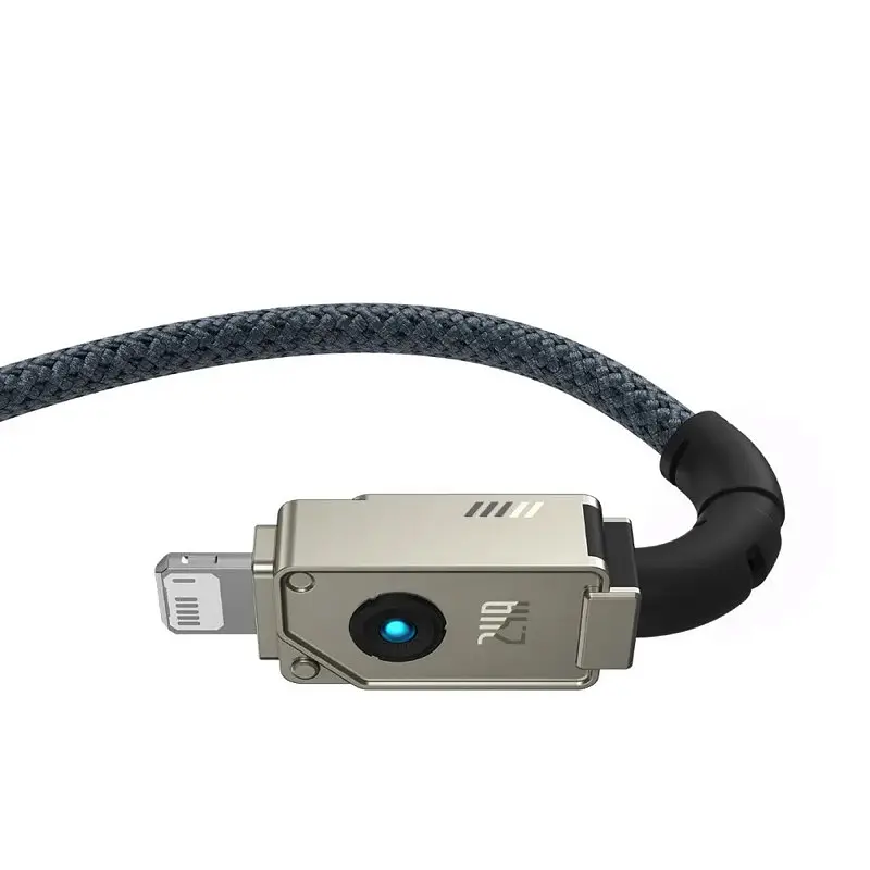 Кабель Baseus Unbreakable Series Fast Charging Data Cable USB to iP 2.4A 2 м Stellar белый - фото 3