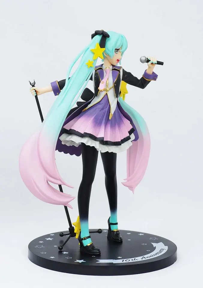 Фигурка Taito Хацунэ Мику Hatsune Miku 10th Anniversary Pearl ver​​​​​​​ 18 см T HM AY10 - фото 5