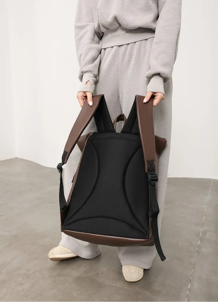 Рюкзак ролл Sambag унисекс RollTop LTT шоколадный 41 x 30 x 16 см (24238020) - фото 6