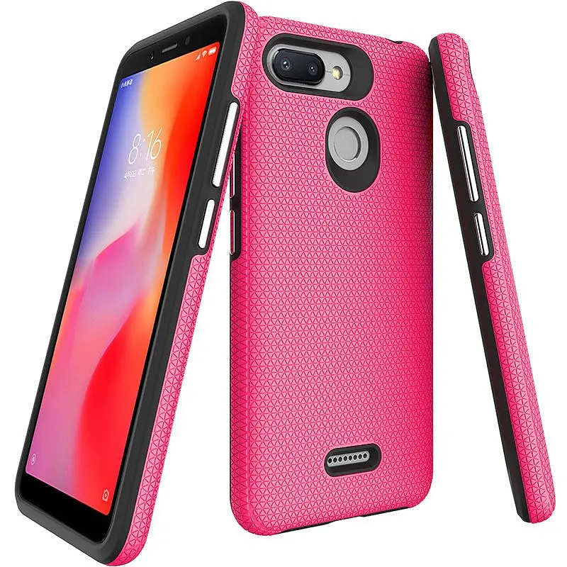 Чохол-накладка Toto Triangle TPU+PC Case Xiaomi Redmi 6/6A Pink - фото 2