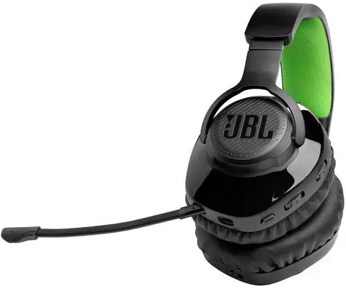 Навушники JBL Quantum 360X Wireless for XBOX, Black, Bluetooth/радіоканал, мікрофон, акумулятор, динаміки 40 мм (JBLQ360XWLBLKGRN) - фото 2
