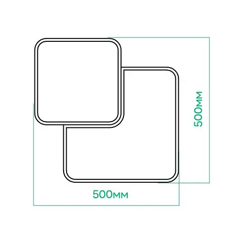 Світлодіодна накладна люстра Ardero AL6420ARD TOUCH S 60Вт білий - фото 6