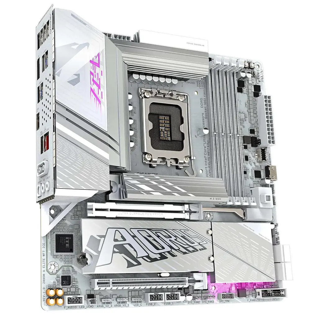 Материнская плата Gigabyte Z890M AORUS ELITE WIFI7 ICE - фото 3