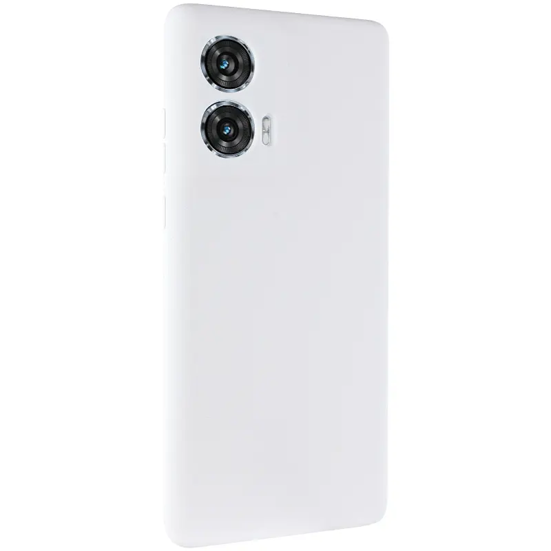 Чохол Silicone Cover Ummi Lakshmi Full Camera (AA) для Motorola Edge 50 Білий / White