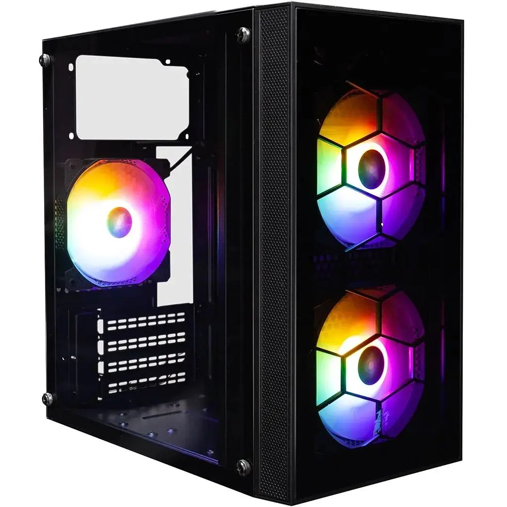 Корпус 1stPlayer Black 600W (X1-BK-3F1-PS-600FK-EU)