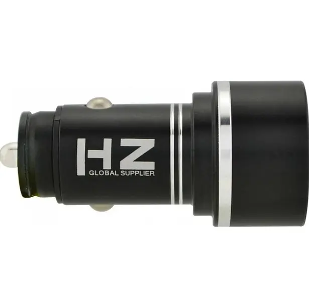 Автомобільний зарядний пристрій з вольтметром HZ 2xUSB - фото 3