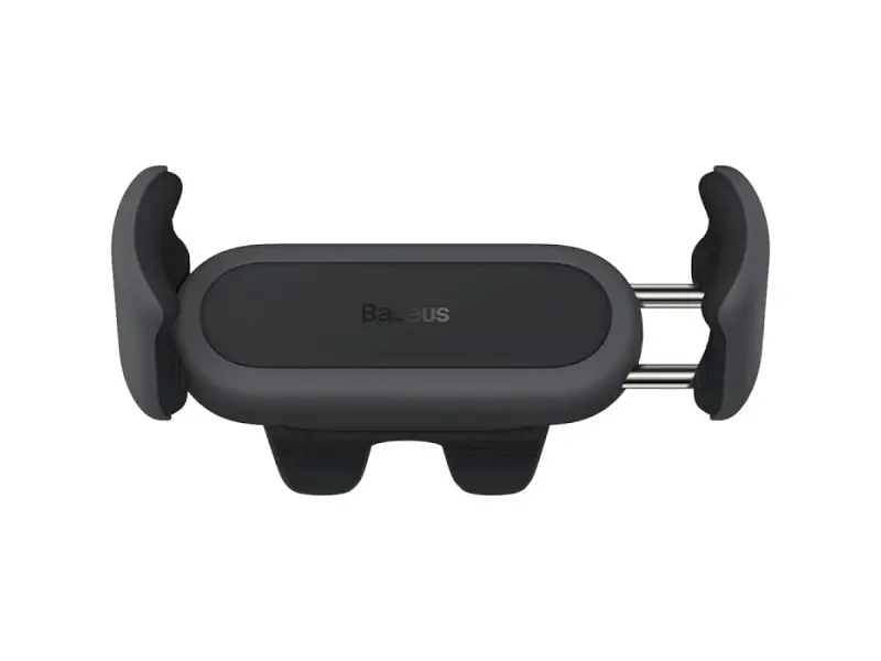 Автомобільний тримач BASEUS Steel Cannon 2 Air Outlet Car Mount Black (SUGP000001) - фото 3