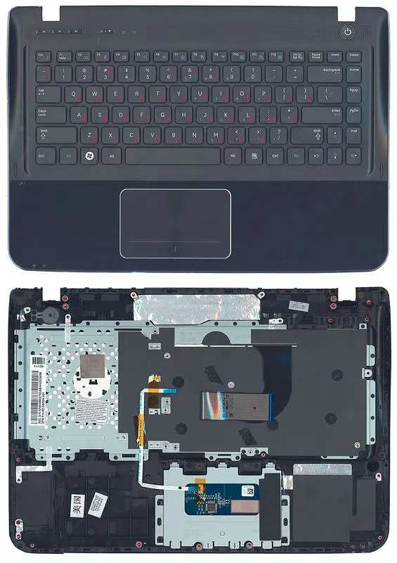 Клавіатура для ноутбука Samsung (SF411) Black, (Black TopCase) - фото 3