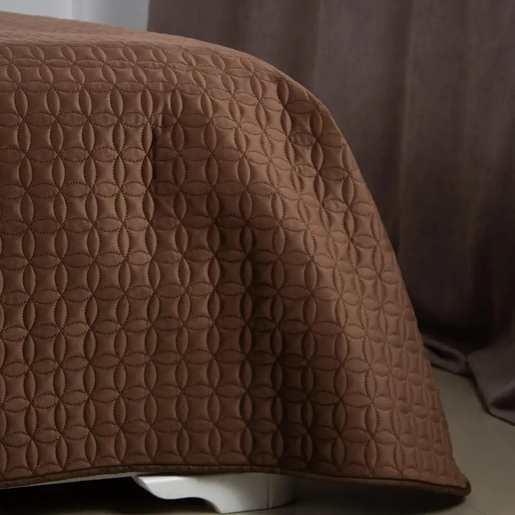 Покривало ТЕП Velour Мозаїка 150x210 см коричневий (4-00515_36184) - фото 4