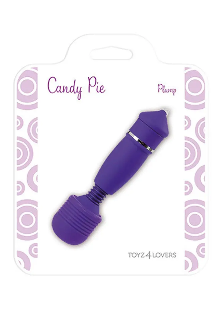 Міні-вібратор Candy Pie, 10.5 см (фіолетовий) - фото 2