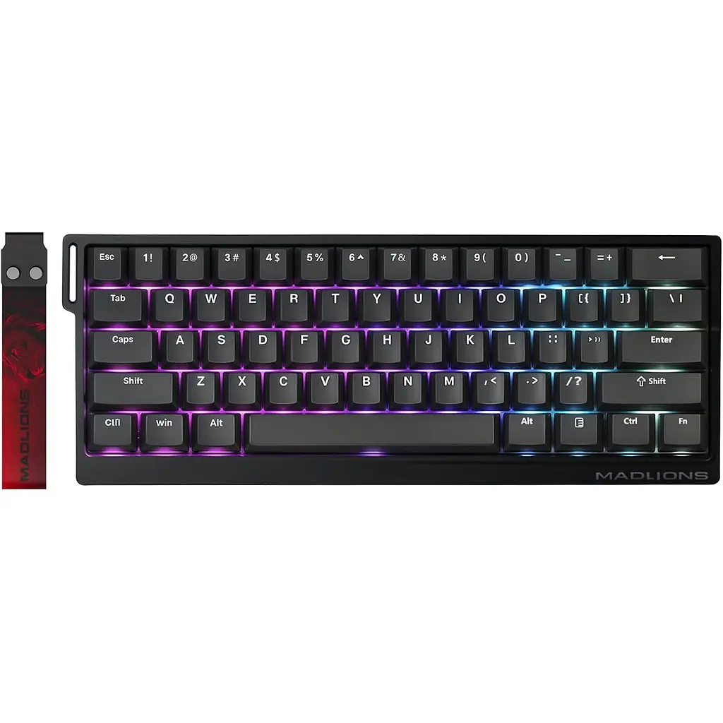 Клавиатура FGG MadLions MAD60 HE Black [FGG-MAD60HE-RGB-BLK] [141598] - фото 2