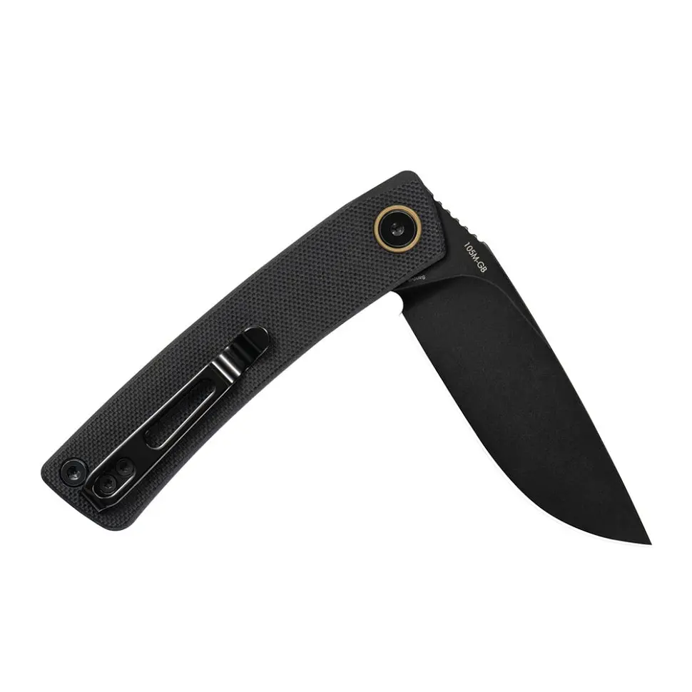 Ніж складаний кишеньковий SRM Air 105M-GB (7.5 см) 14C28N / G10 чорний - фото 3