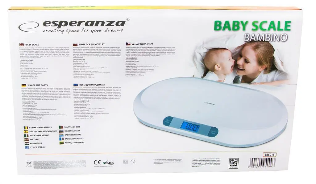 Ваги для новонароджених Esperanza EBS015 Bambino - фото 3