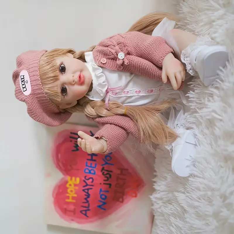 Реалістична Кукла Реборн 55 см повністю вінілова Doll Reborn Baby К0100307 - фото 9