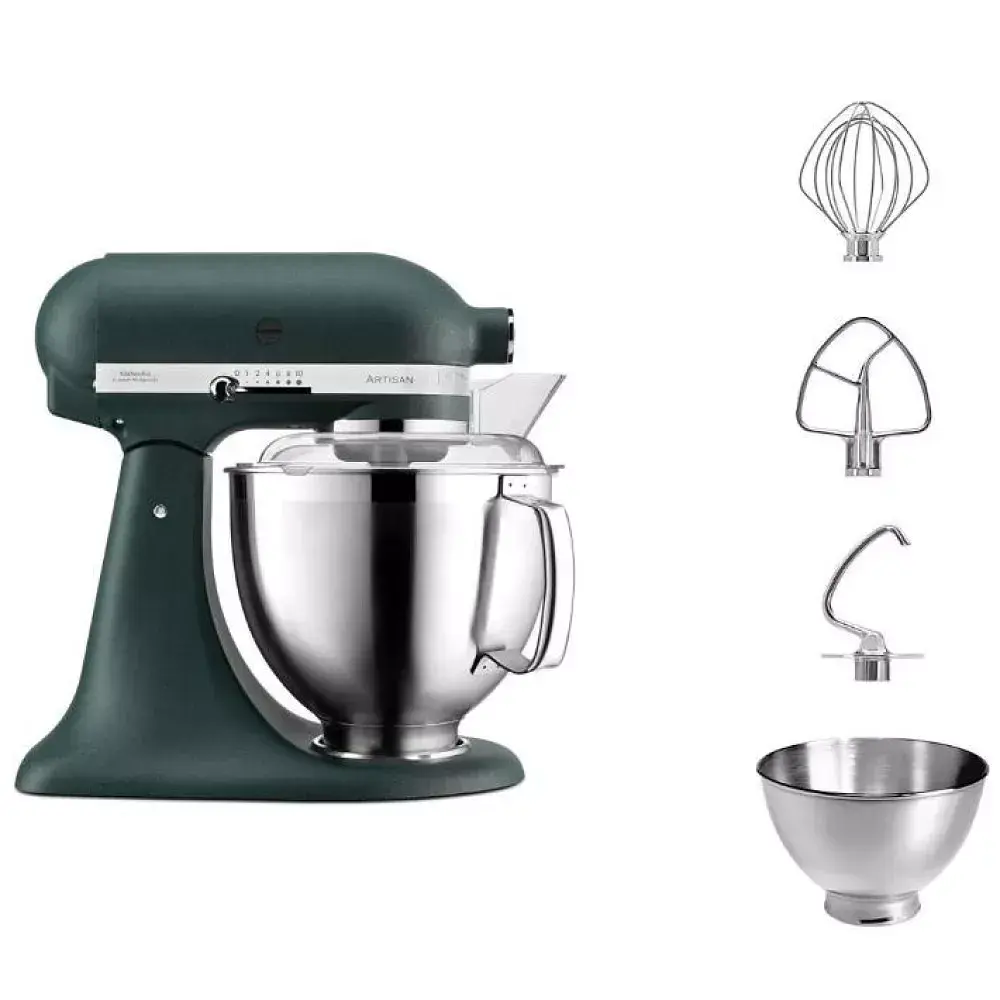 Кухонна машина KitchenAid Artisan 4,8 л 5KSM185PSEPP з відкидним блоком пальмовий - фото 2