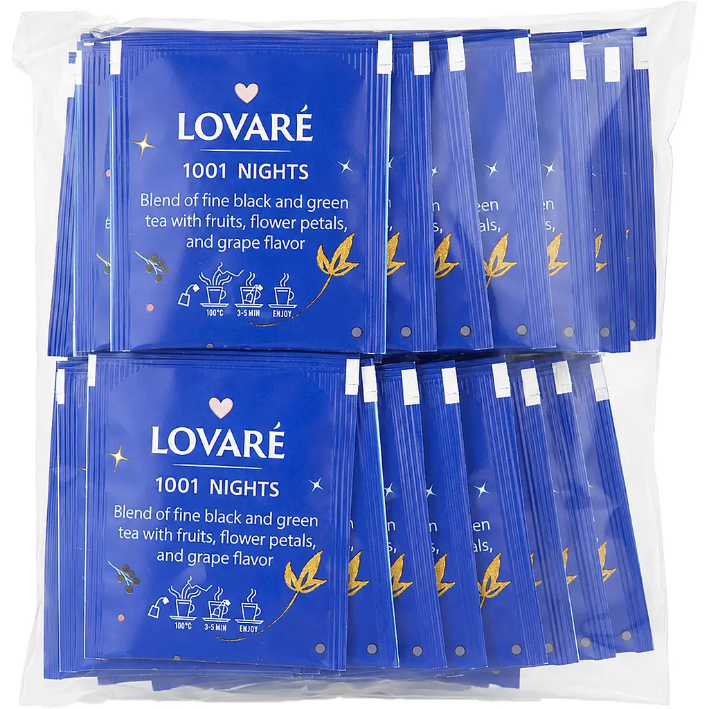 Чай чорний та зелений Lovare 1001 Ніч 100 г (50 шт. х 2 г) - фото 2