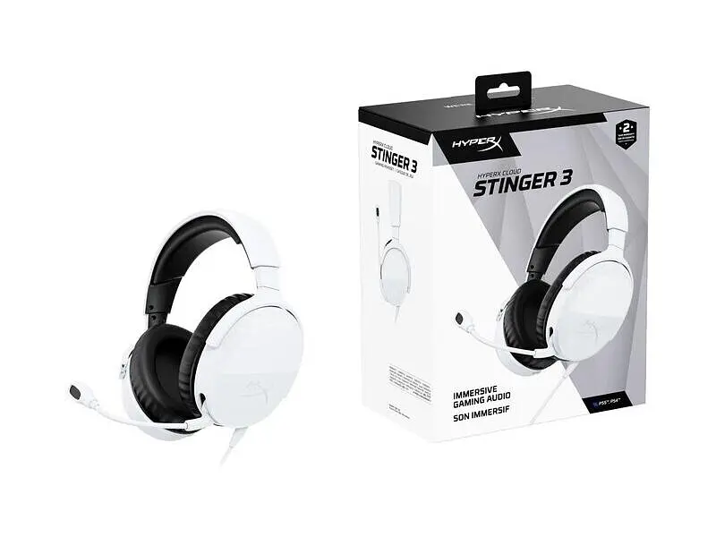 Навушники HyperX Cloud Stinger 3 Wired White (BS1T6AA) - фото 7