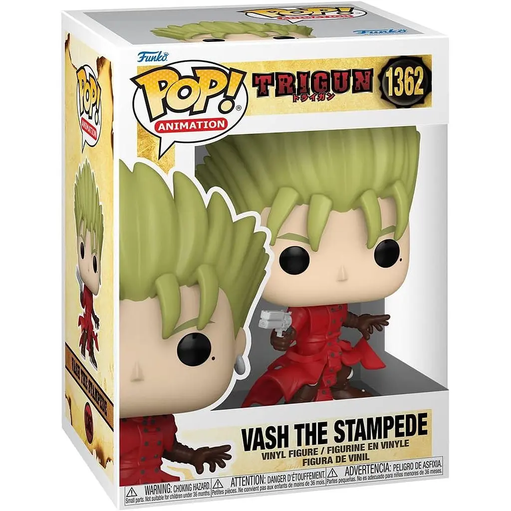Фигурка Funko Pop Триган Веш Ураган Trigun Vash 10 см T V 1362 - фото 3