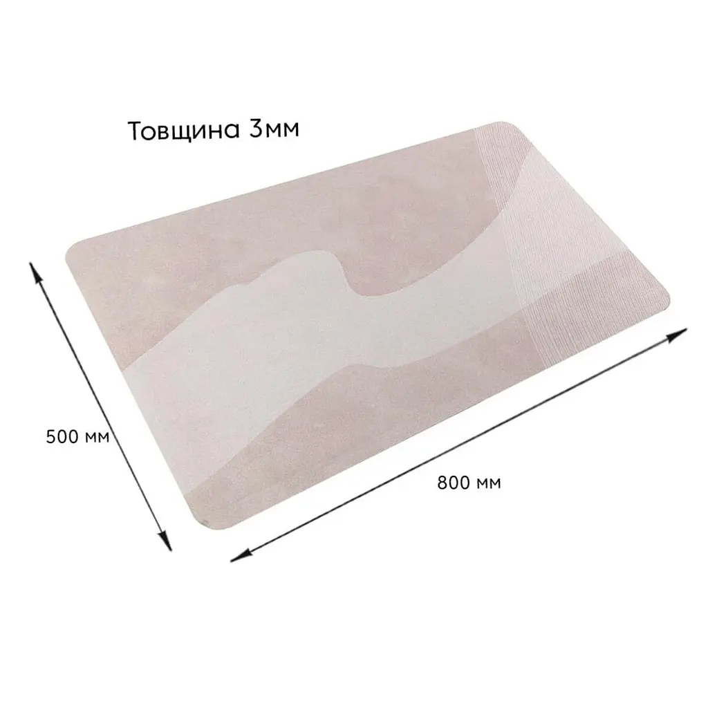 Вологопоглинаючий килимок 50x80CMx3MM (D) SW-00001886 Рожевий - фото 2
