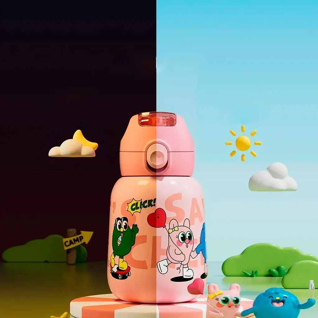 Термос JEKO Children's Insulated Cup 560ml Happy Gathering (199901629) [99668] - фото 3