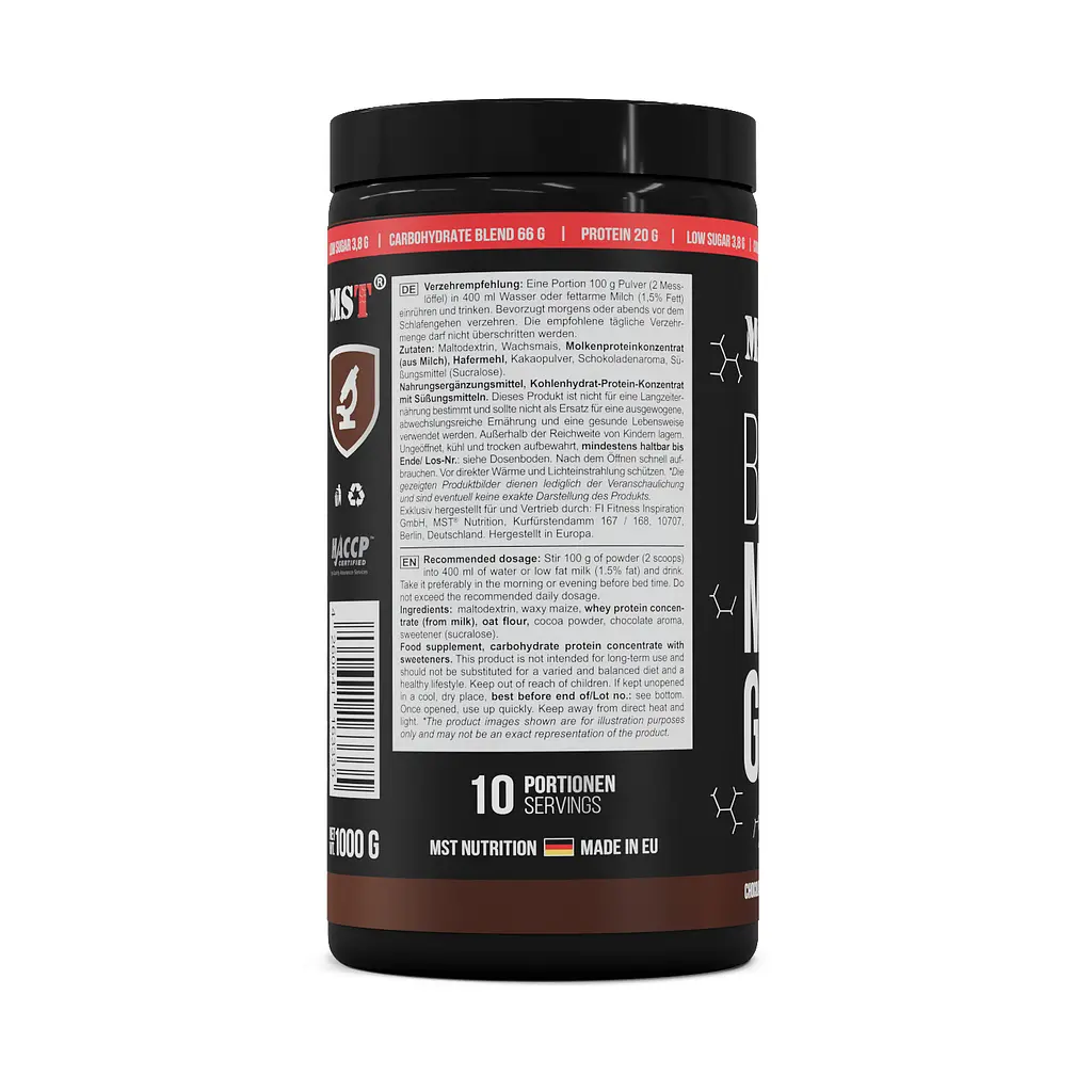 MST® BEST Mass Gainer Гейнер - 1000 г - фото 3