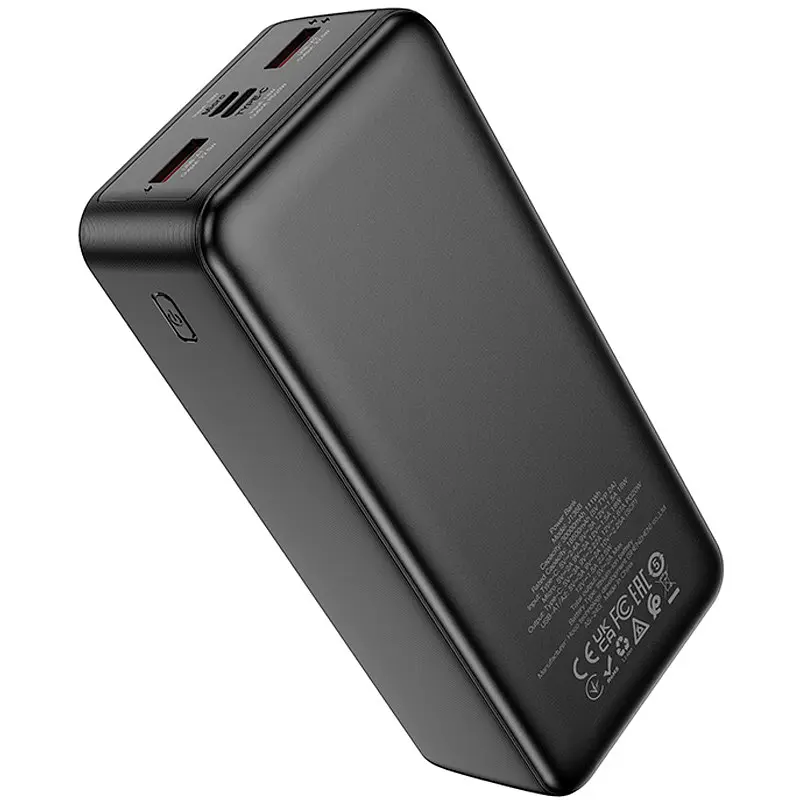 Портативний ЗП Power Bank Hoco J136B Sirui 22.5W+PD20W 30000 mAh Black - фото 3