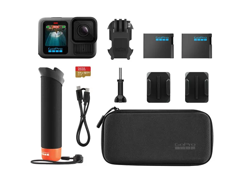 Екшн-камера GoPro HERO13 Black + Enduro + Head Strap + Handler Floating (CHDRB-131-RW) - фото 11