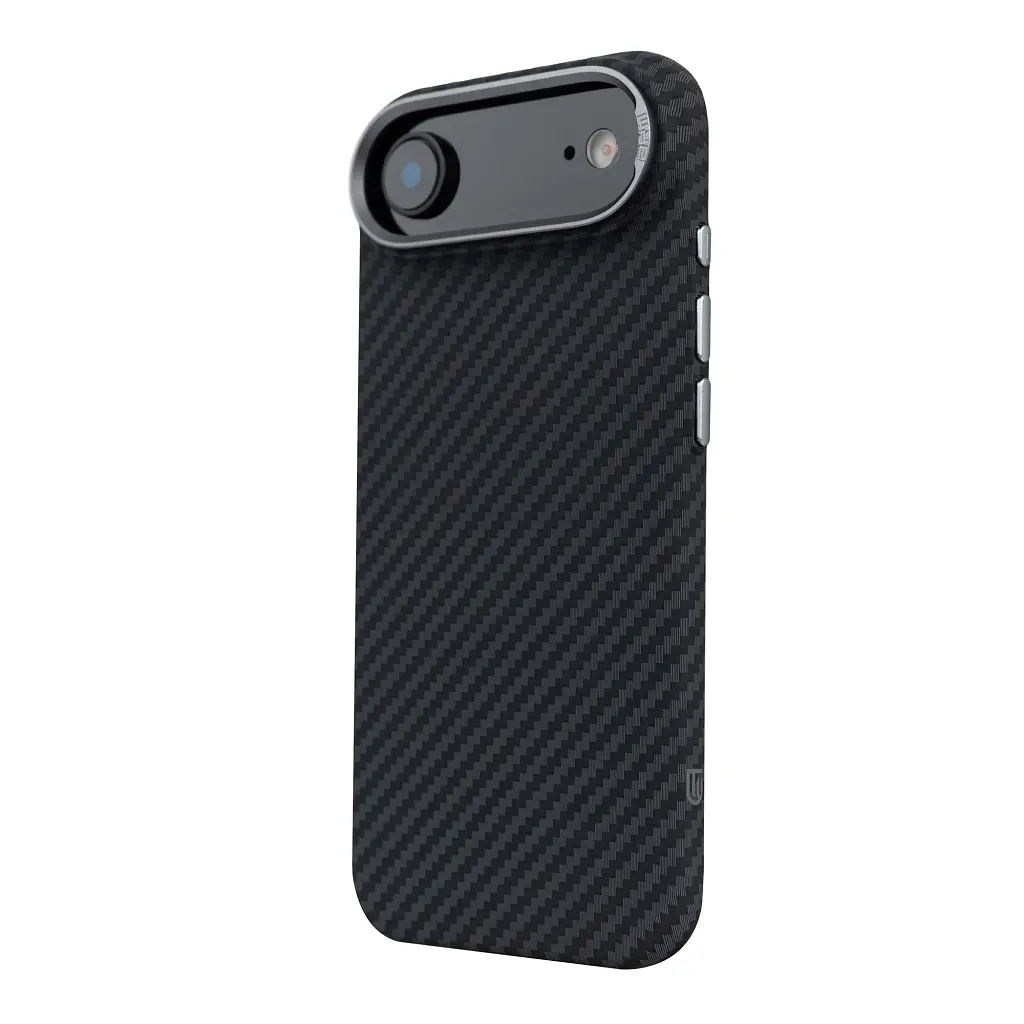 Чохол до мобільного телефона Armorstandart LikeCarbon2 MagCase Apple iPhone 17 Air Carbon Black (ARM86260) - фото 5