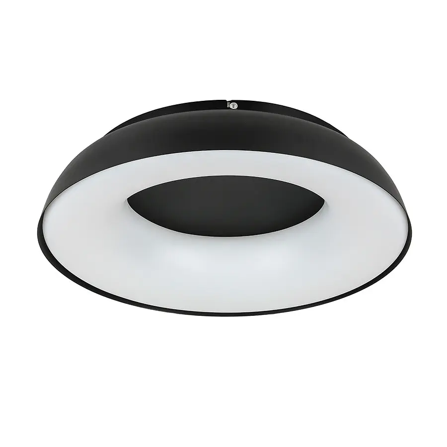 Люстра потолочная LED Levistella 797MX6018 (580) BK, три режима света, черный металл, современный стиль - фото 2