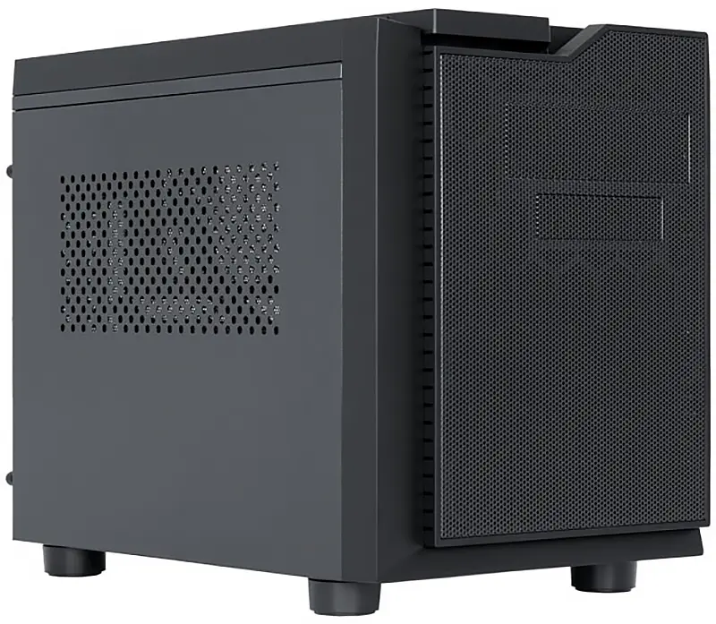 Корпус Chieftec GAMING CUBE CI-01B-OP mATX, без БЖ, Black - фото 2