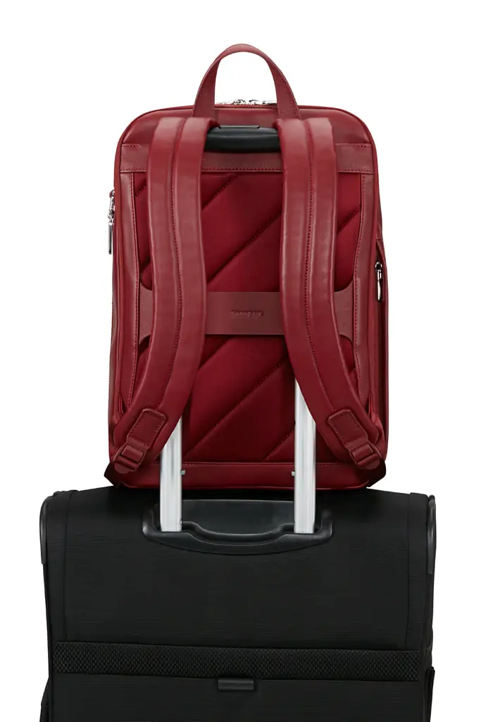 Рюкзак 14,1" Samsonite IMAGE BIZ LEATHER RUBY WINE 38,5x26x13,5 KV2*A0002 - фото 7