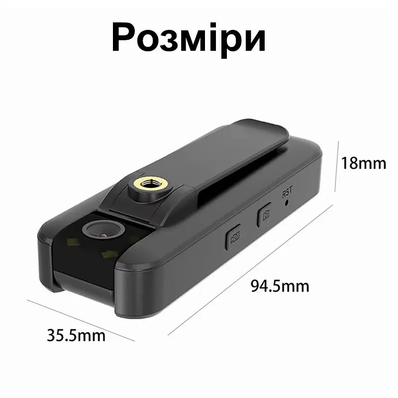 4G боді камера - портативний відеореєстратор під СІМ карту Vstarcam CB77-4G, запис у хмару (101131) - фото 7