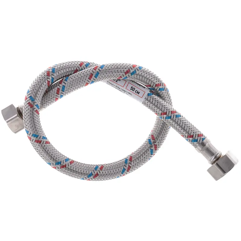 Шланг для води Zerix гайка 1/2'' - гайка 1/2'' (50 см) ZX1551 - фото 3