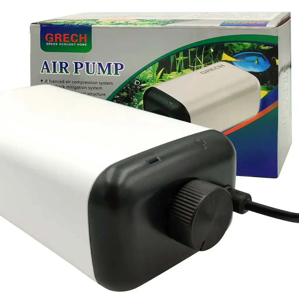 Компресор для акваріума SunSun CIP-100 одноканальний 150 л/ч до 200 л